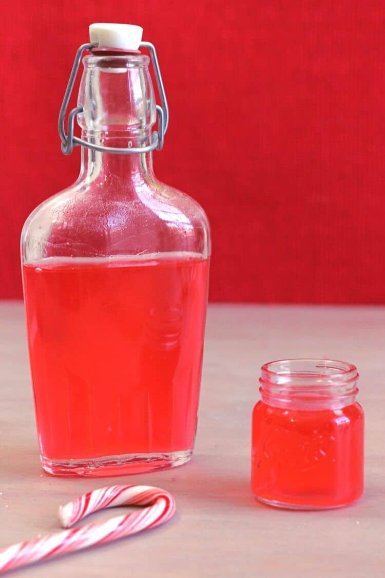 Candy Cane Vodka makes a wonderful homemade gift. It tastes like a light, clean mint, but with enough sweetness to keep it from being overpowering. And the translucent red color is just gorgeous.