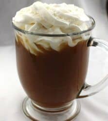 Scrumptious Coffee drink with whipped cream