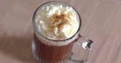 Spanish Coffee with whipped cream and cinnamon on top