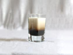 Tiatip drink in square glass